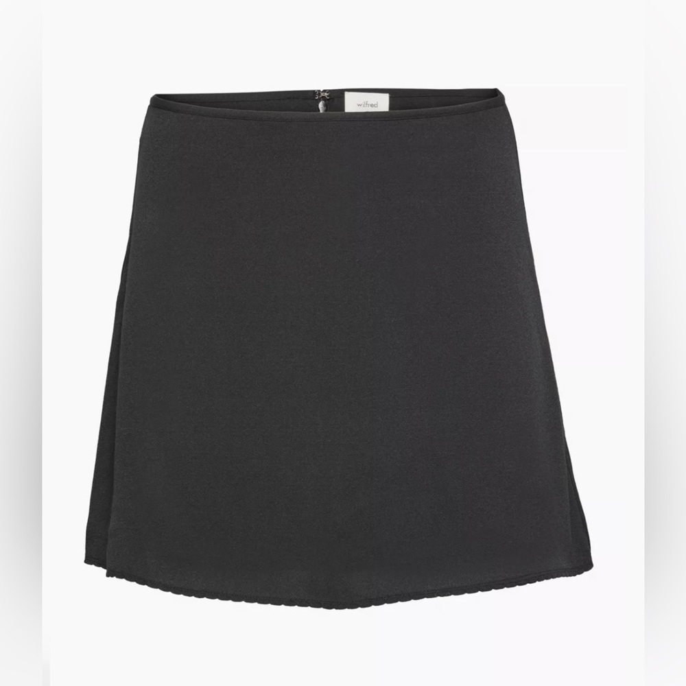 Aritzia Wilfred Black Honeymoon Mini Skirt